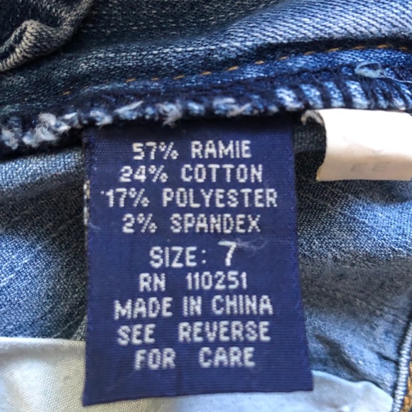 Angels denim skirt. - Picture 3 of 3